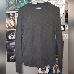 Urban Pipeline dark grey thermal long sleeve tee shirt